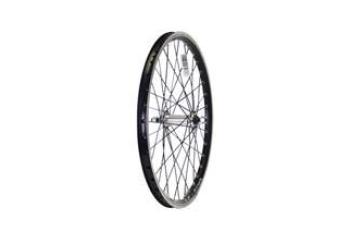 Voorwiel 20 x 1.75 Aluminium dubbelwandig zwart V-brake moeren