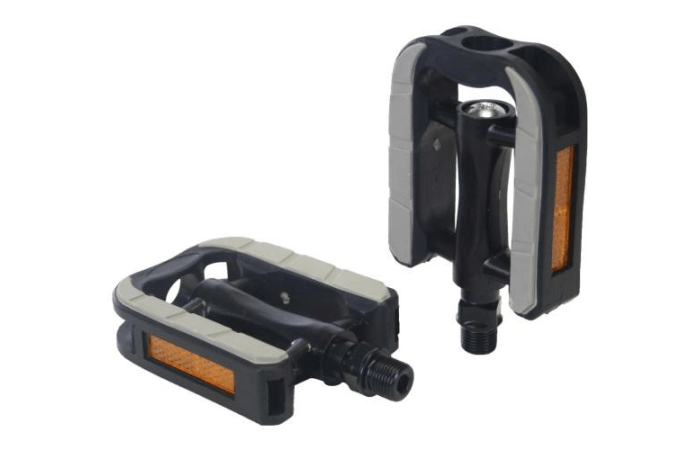 Pedalen VOLWASSEN ANTISLIP Luxe gewone as 9/16" gesloten lagers QT